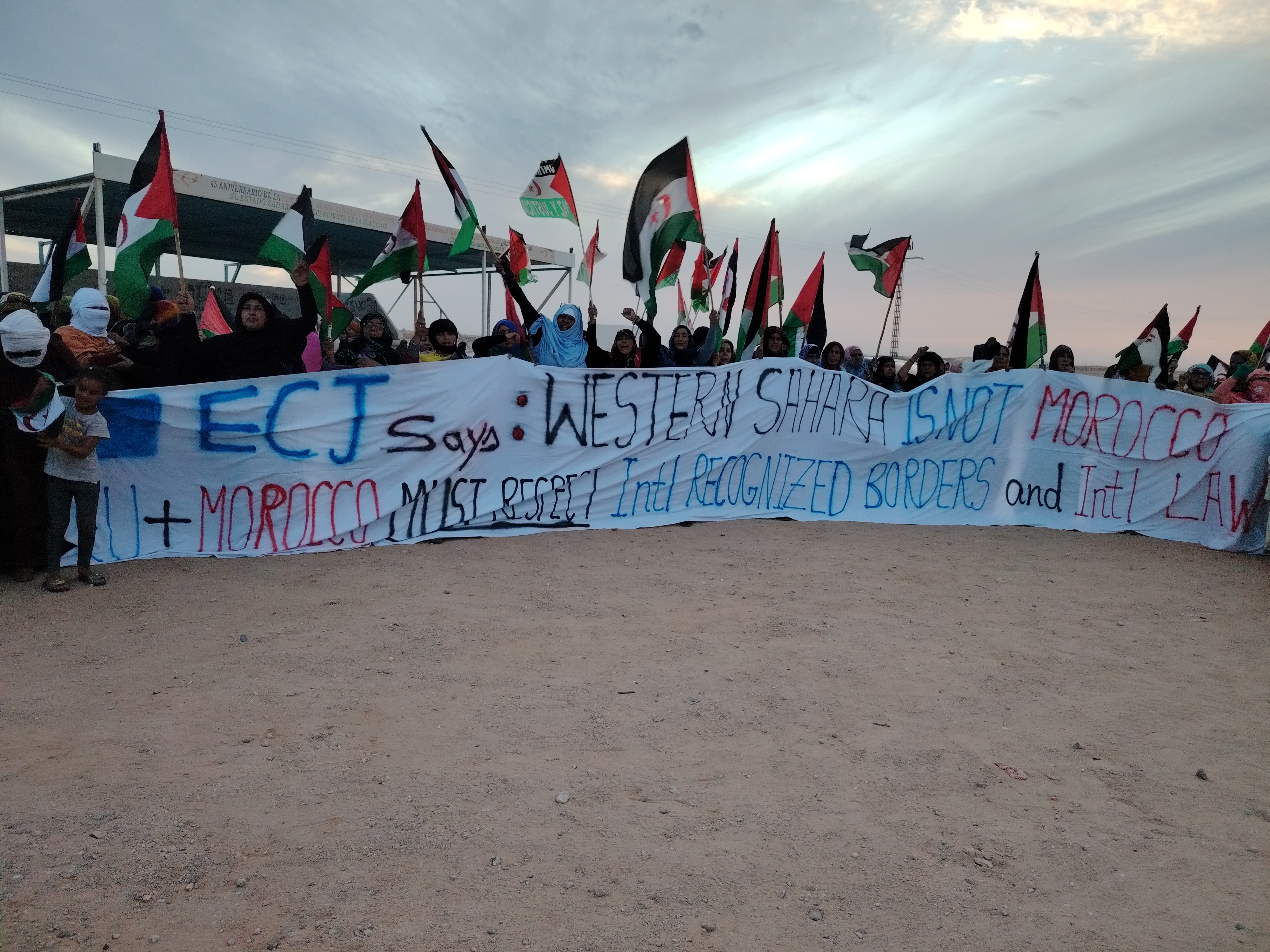 Sahrawi groups celebrated a 2024 EU ruling that annulled the EU-Morocco Trade and Fisheries Agreements as they applied to Western Sahara.